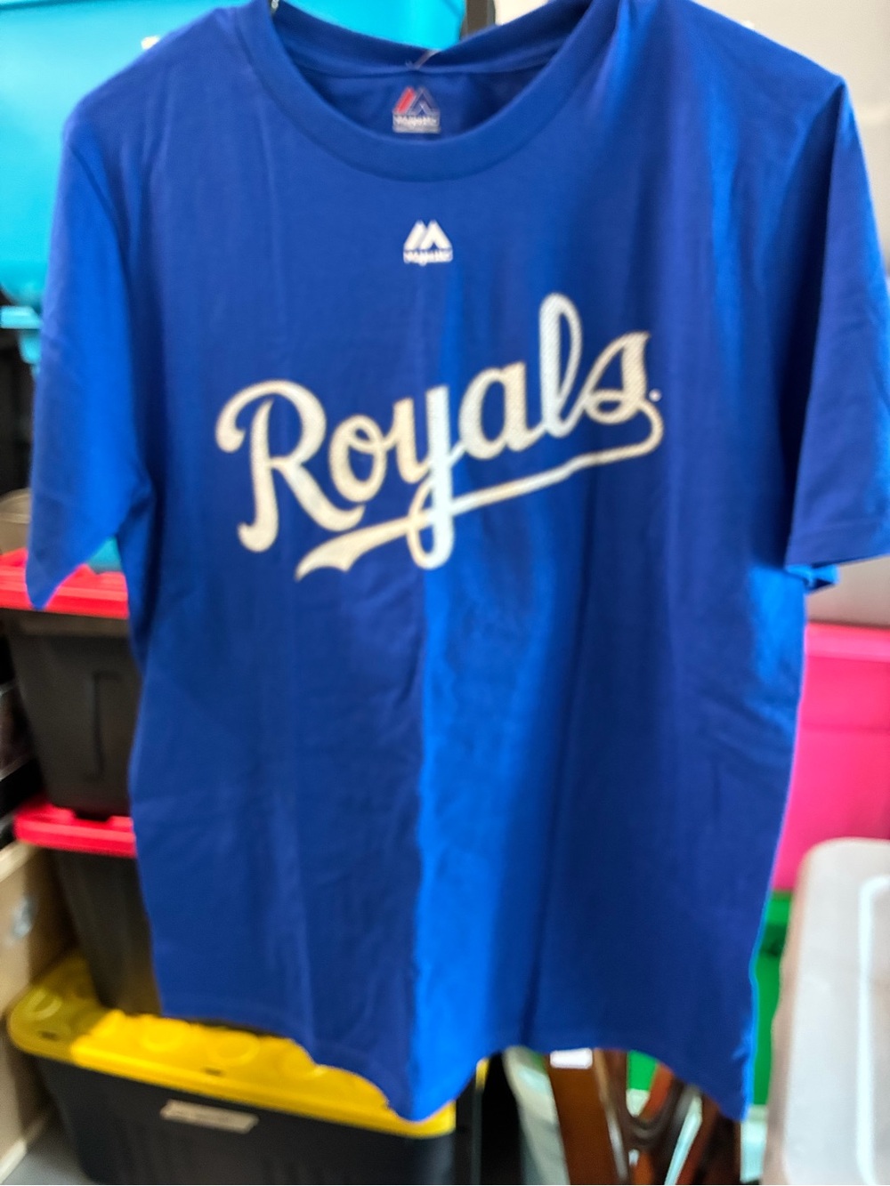 Majestic Royal Script Blue Kids Tee